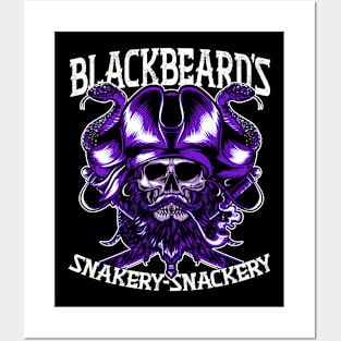 Blackbeard's Snakery Snackery Posters and Art